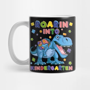 Roaring Kindergarten Dinosaur T Rex Back To School Boys Mug